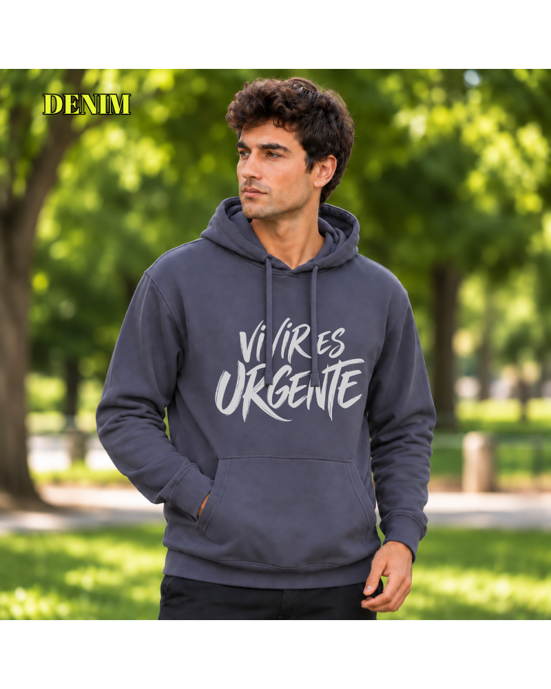 -Sudadera Hombre Con Capucha - Urgente