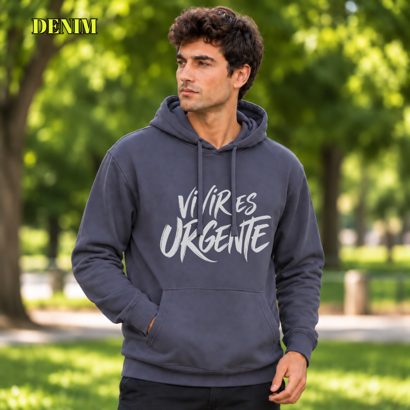 -Sudadera Hombre Con Capucha - Urgente