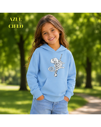 Sudadera Niño Con Capucha - Camaleón