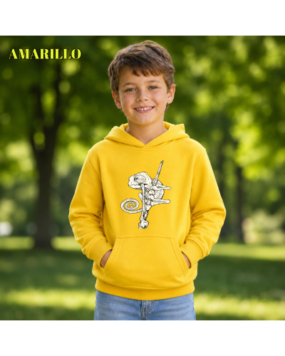 Sudadera Niño Con Capucha - Camaleón