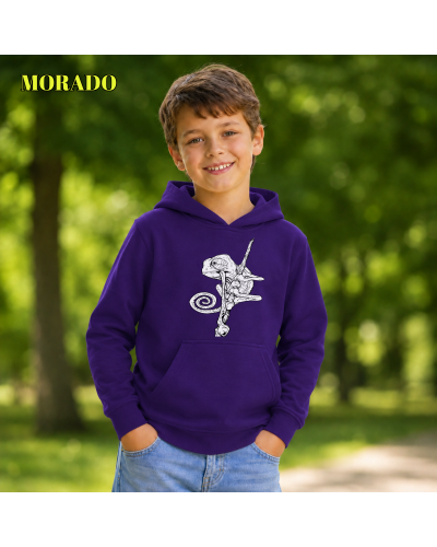 Sudadera Niño Con Capucha - Camaleón