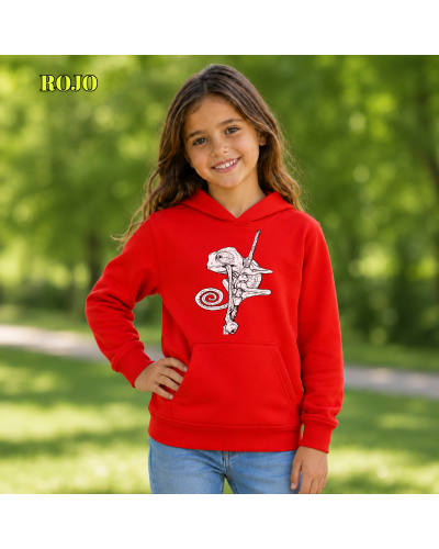 Sudadera Niño Con Capucha - Camaleón
