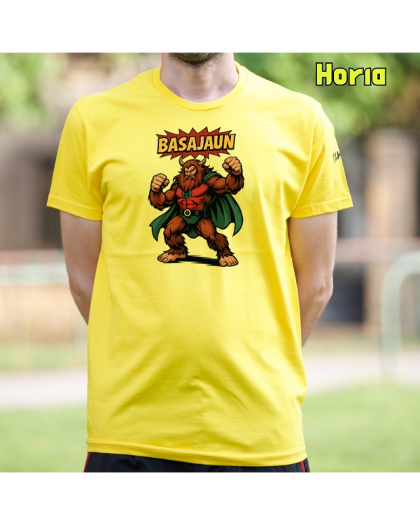GizonKamiseta-Basajaun Comic Horia