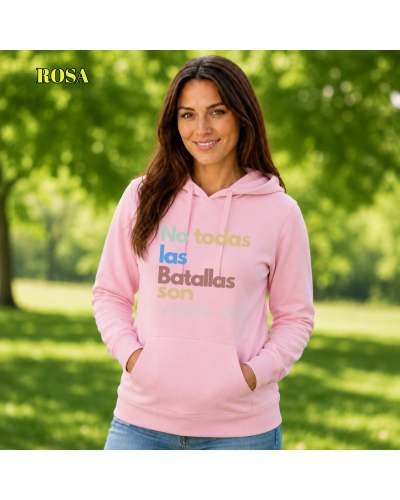 Sudadera Mujer Con Capucha - Batalla