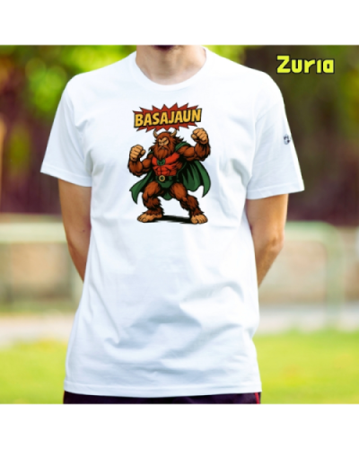 GizonKamiseta-Basajaun Comic Zuria