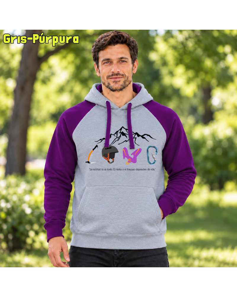 Sudadera Bicolor - Love Climb