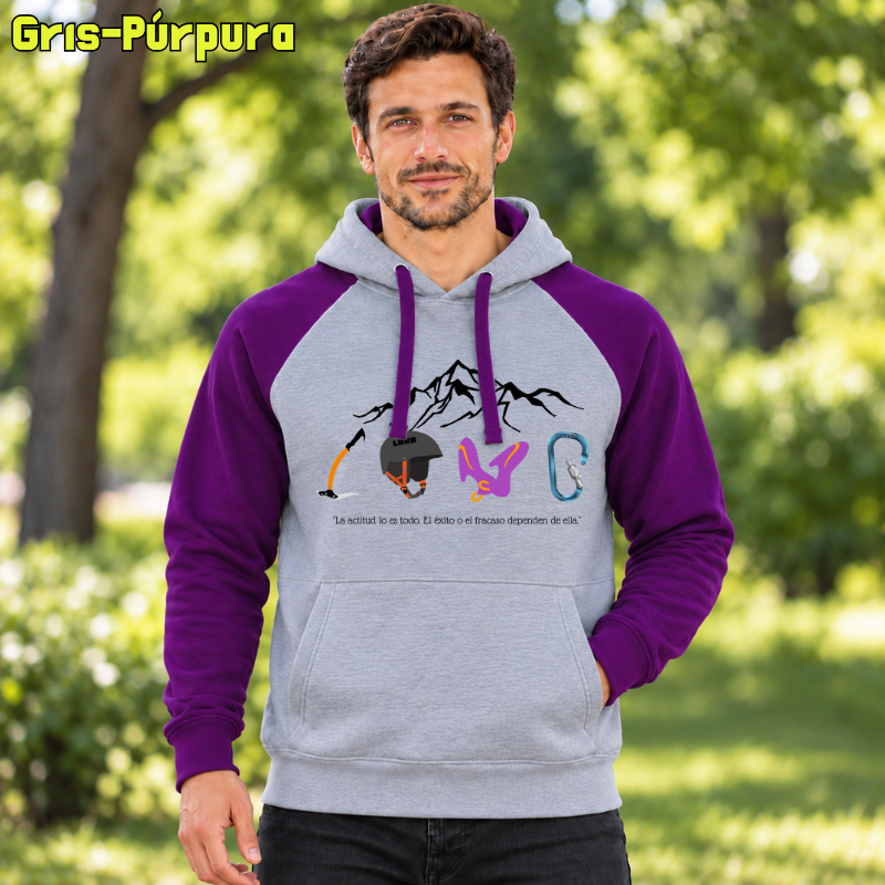 Sudadera Bicolor - Love Climb