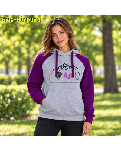 Sudadera Bicolor - Love Climb