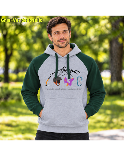 Sudadera Bicolor - Love Climb