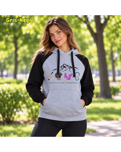 Sudadera Bicolor - Love Climb