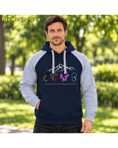 Sudadera Bicolor - Love Climb