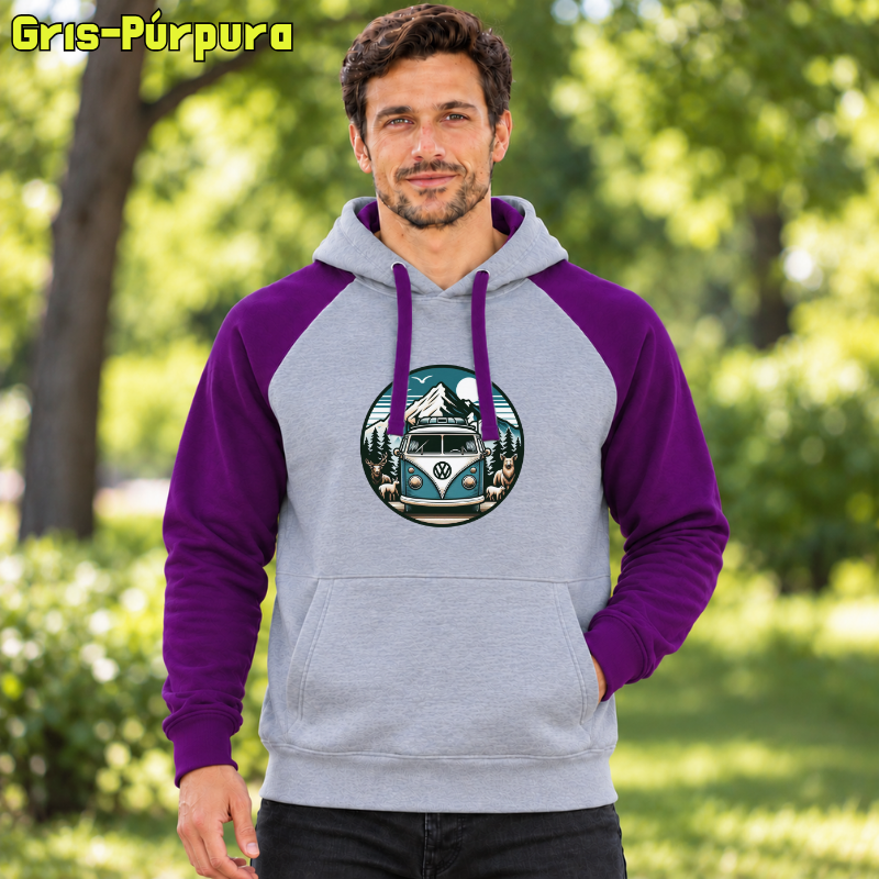 Sudadera Unisex Bicolor - Nature Connection