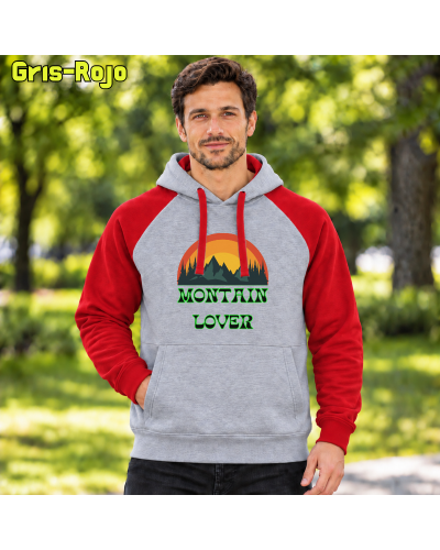 Sudadera Unisex Bicolor - Mountain Lover