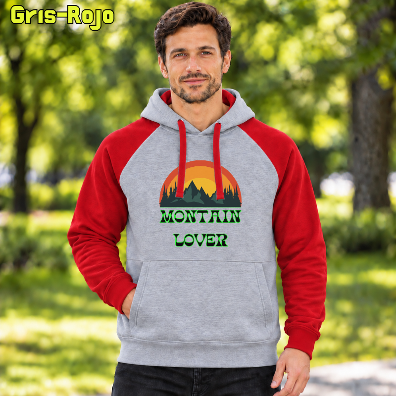 Sudadera Unisex Bicolor - Mountain Lover