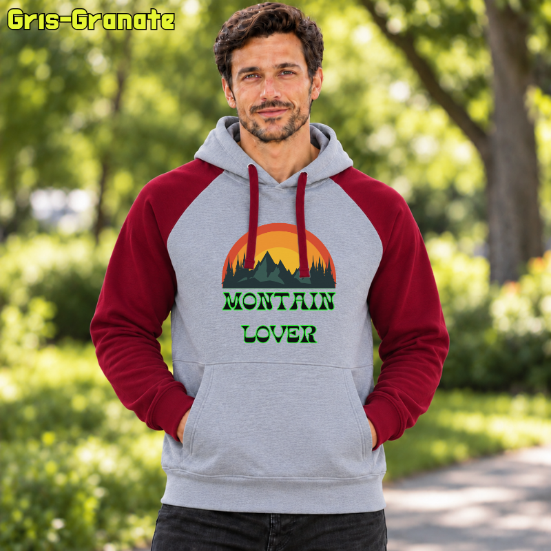 Sudadera Unisex Bicolor - Mountain Lover