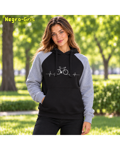 Sudadera Bicolor unisex - Bici Latido