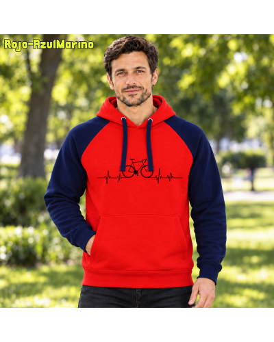 Sudadera Bicolor unisex - Bici Latido