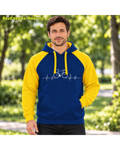 Sudadera Bicolor unisex - Bici Latido