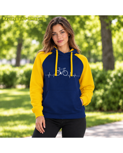 Sudadera Bicolor unisex - Bici Latido