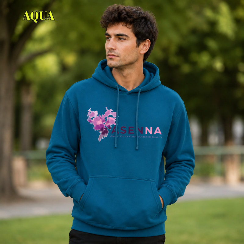 Asenna Logo - Sudadera Hombre Con Capucha