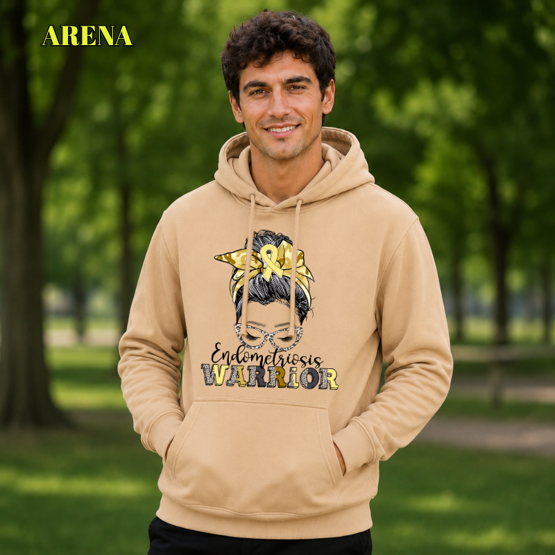 Endometriosis Warriors - Sudadera Hombre Con Capucha