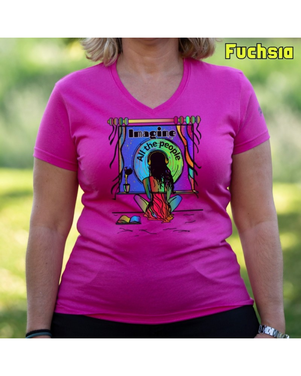Camiseta Mujer Imaginatelo - manga corta
