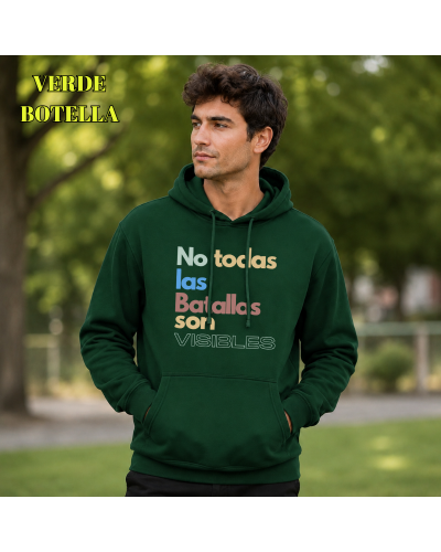 Batalla - Sudadera Hombre Con Capucha