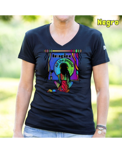 Camiseta Mujer Imaginatelo - manga corta