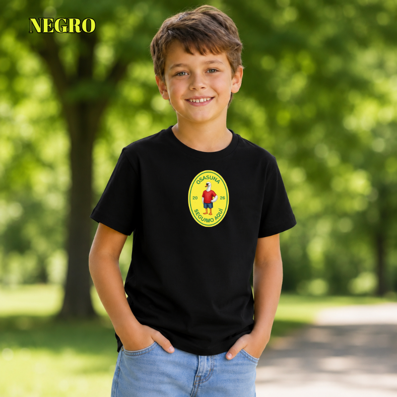 Camiseta Niño Manga Corta -Seguimos Aqui