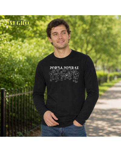 Porra Porrae - Camiseta Hombre Manga Larga