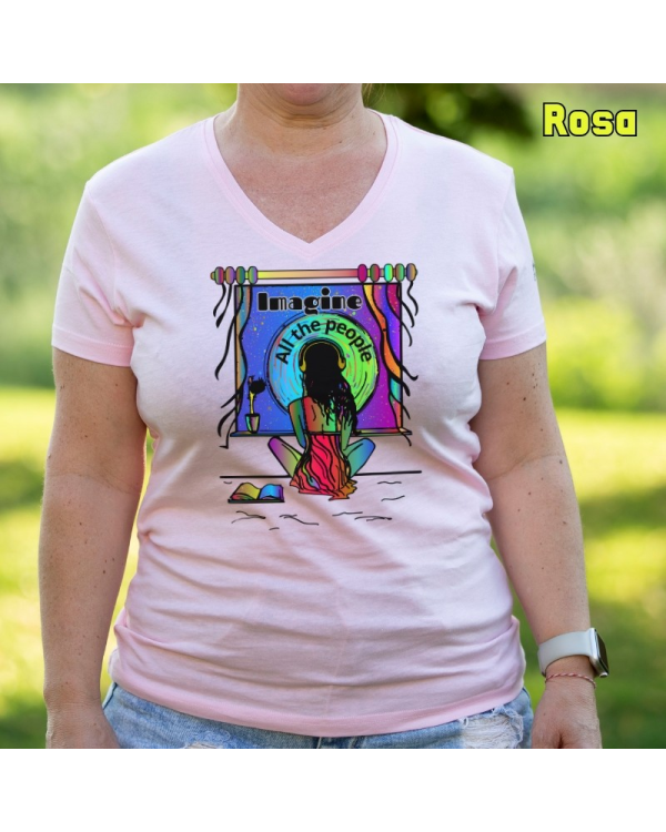 Camiseta Mujer Imaginatelo - manga corta