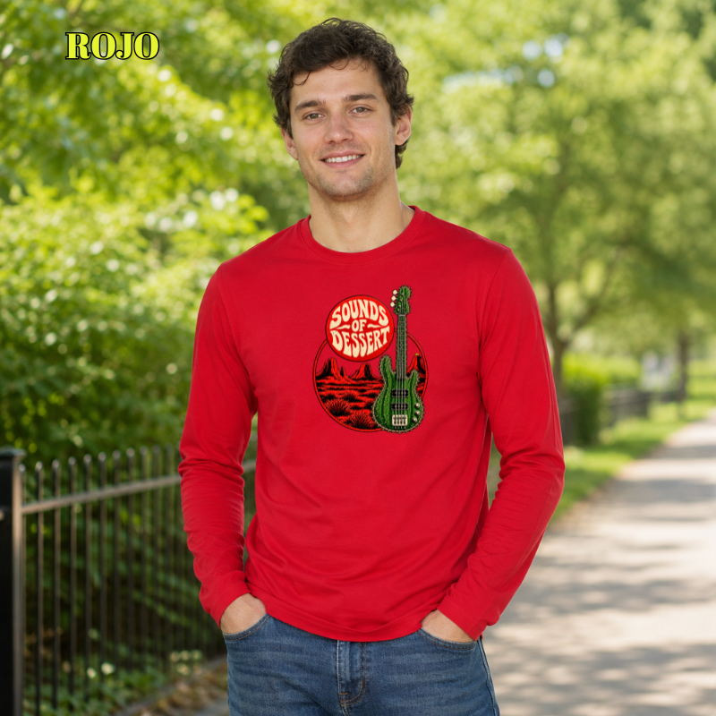Camiseta Hombre Manga Larga - Sounds Of Dessert