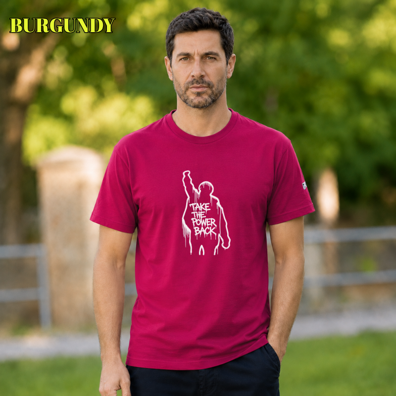 Camiseta Hombre Manga Corta - Power Back