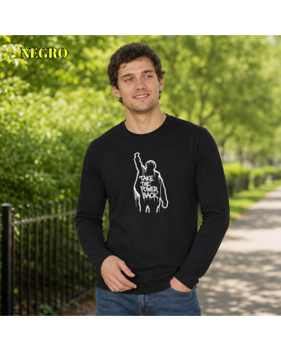 Camiseta Hombre Manga Larga - Power Back