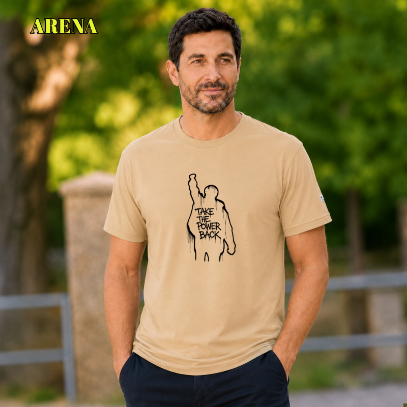 Camiseta Hombre Manga Corta - Power Back