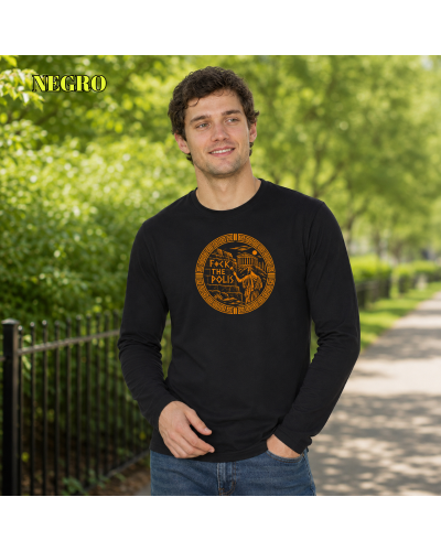Camiseta Hombre Manga Larga - Polis