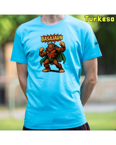 Gizonezkoen Kamiseta-Basajaun Komic