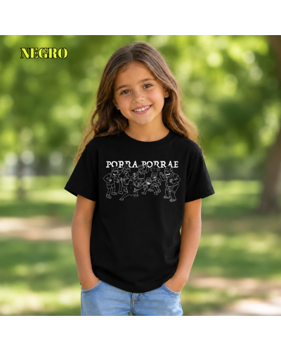 Porra Porrae - Camiseta Niño Manga Corta