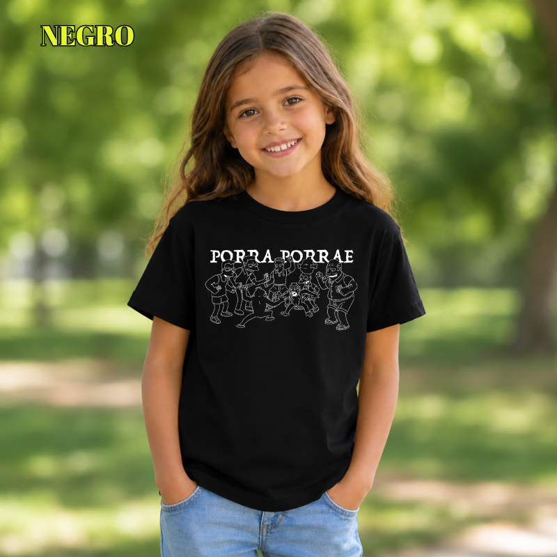 Porra Porrae - Camiseta Niño Manga Corta