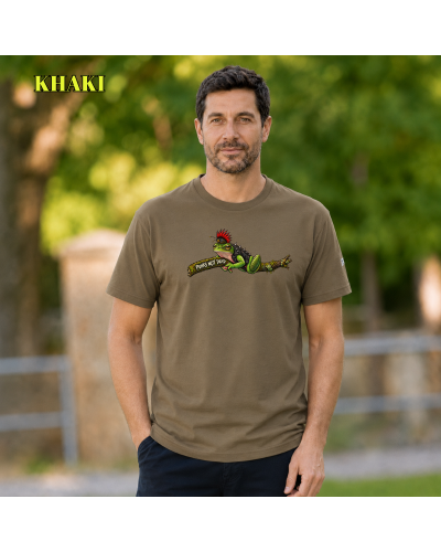 Camiseta Hombre Manga Corta - Rana Punk