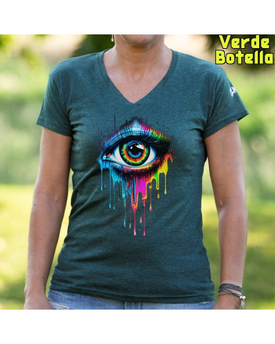 Camiseta Mujer Eye - manga corta