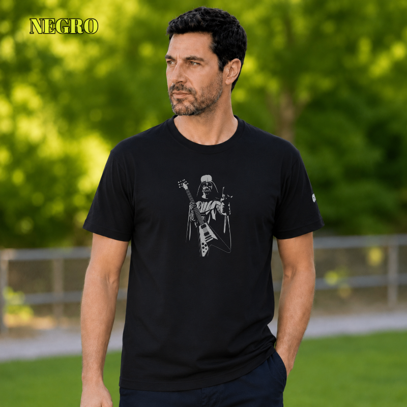 Camiseta Hombre Manga Corta - Darth Metal