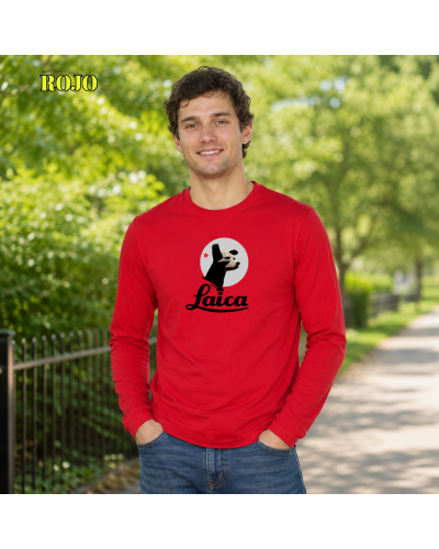 Camiseta Hombre Manga Larga- Laica