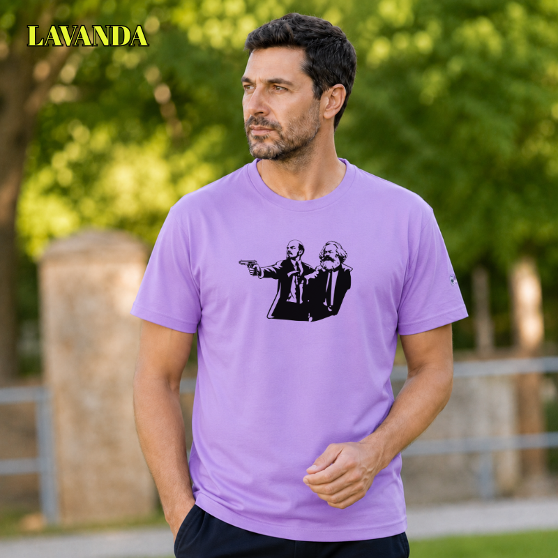 Camiseta Hombre Manga Corta - Marx Lenin