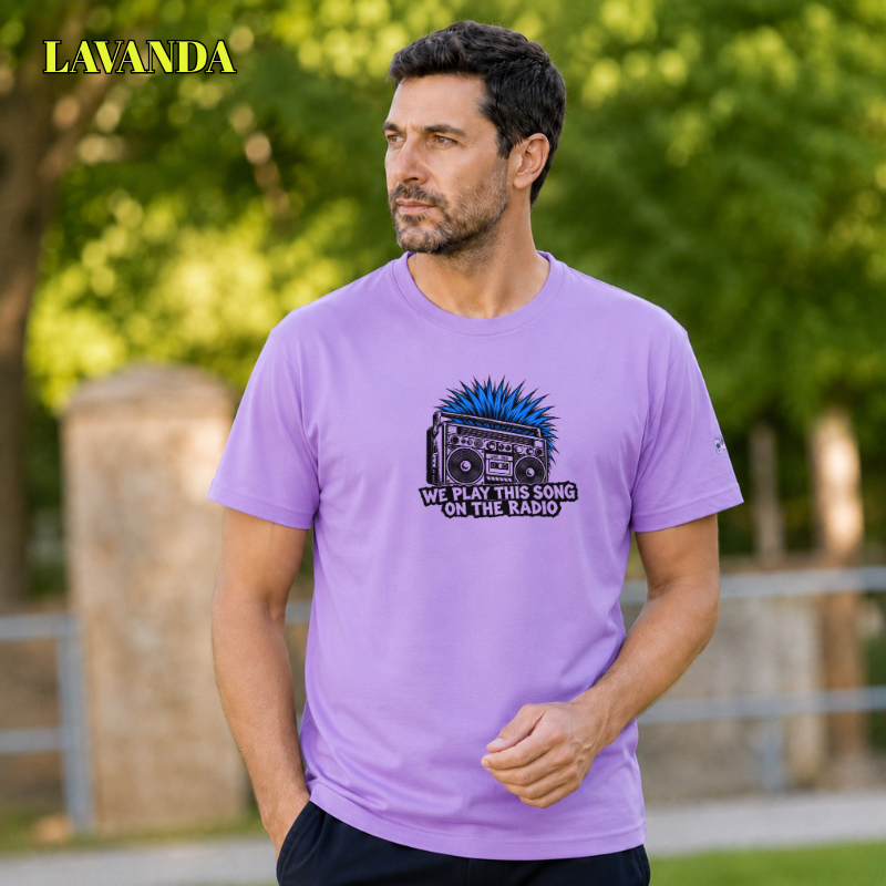 Camiseta Hombre Manga Corta - On The Radio