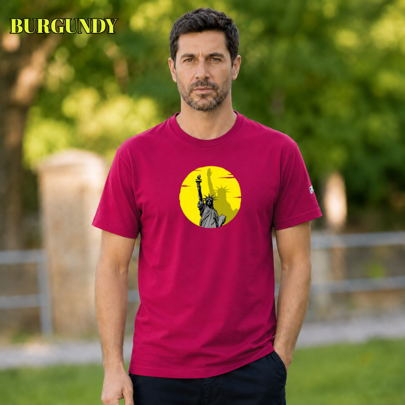 Camiseta Hombre Manga Corta  -Libertad