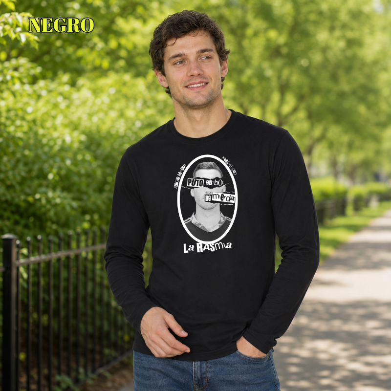 Puto Fútbol De Mierda - Camiseta Hombre Manga Larga