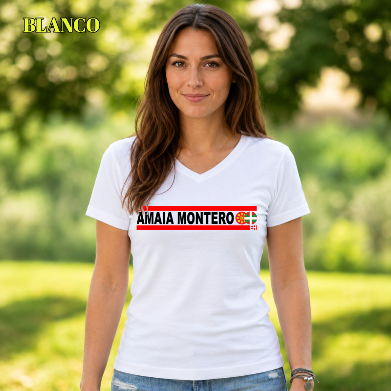 Amaia Askatuta - Camiseta Mujer Manga Corta