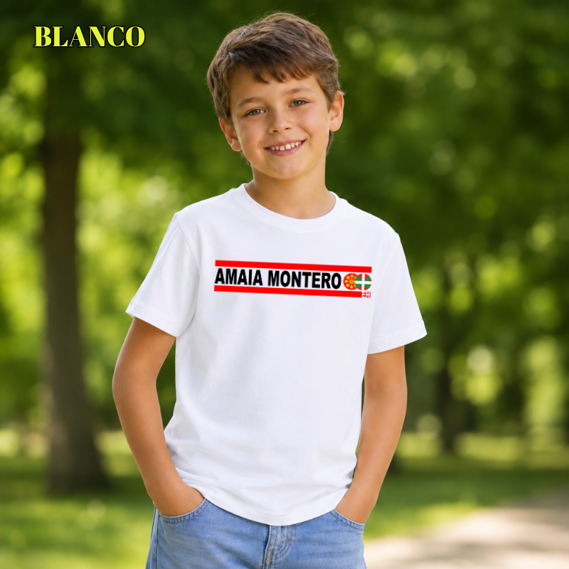 Amaia Askatuta - Camiseta Niño Manga Corta
