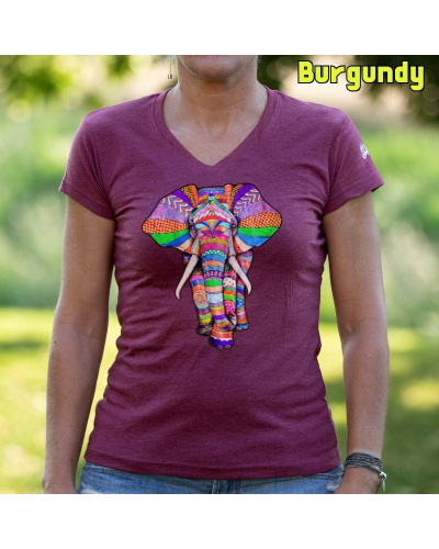 Camiseta Mujer Mujer Elephant - manga corta